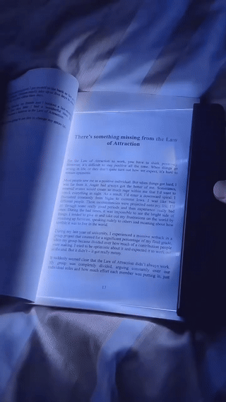 LED Night Book Reading Light Panel by ForYourNeedsâ˘