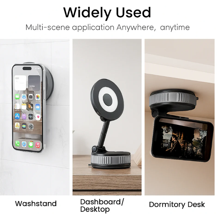 Vacuum Magnetic Suction Phone Holder by FYNstore™