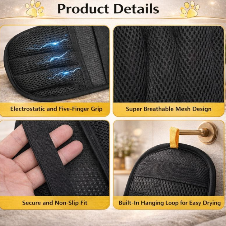 Pet Hair Removal Glove by FYNstore™