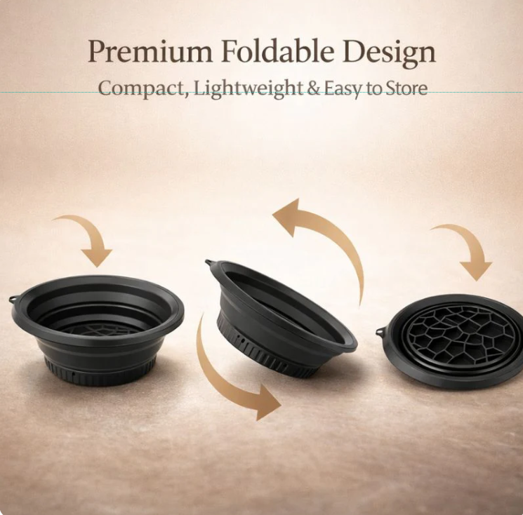 Collapsible Silicone Ice Facial Bowl by ForYourNeeds™