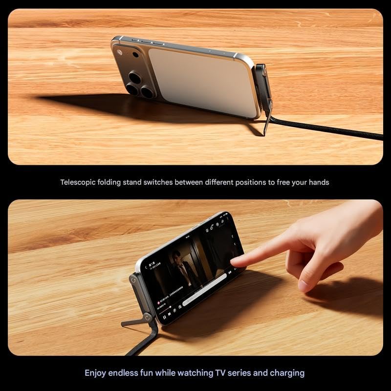 2-in-1 Fast Charging Cable with Stand by FYNstore™ (PREMIUM QUALITY)