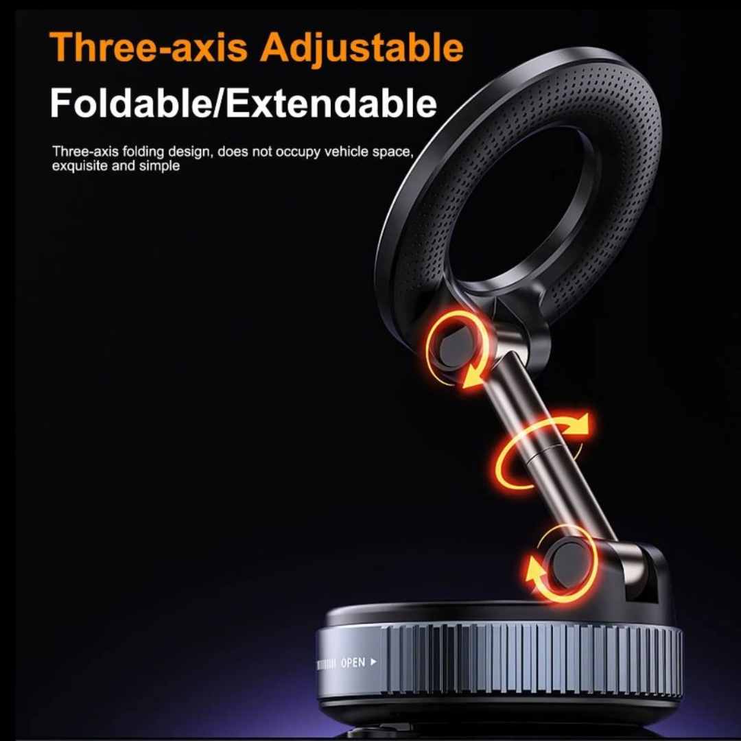 Vacuum Magnetic Suction Phone Holder by FYNstore™