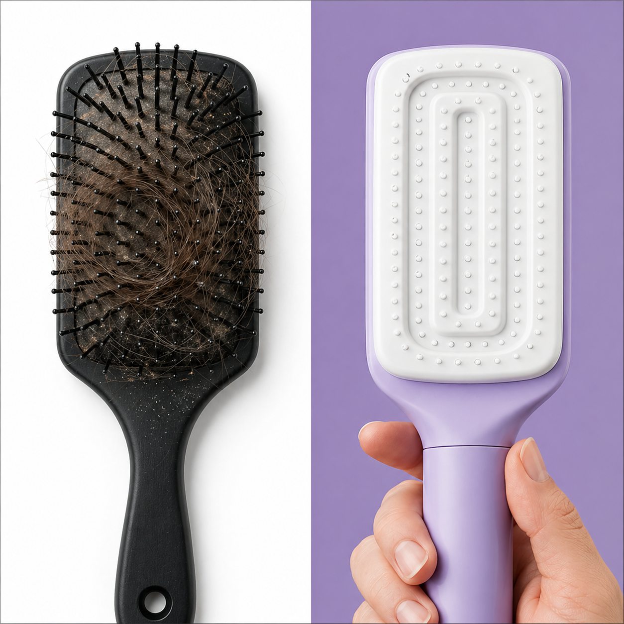 Self-Cleaning Hair Brush by FYNstore™