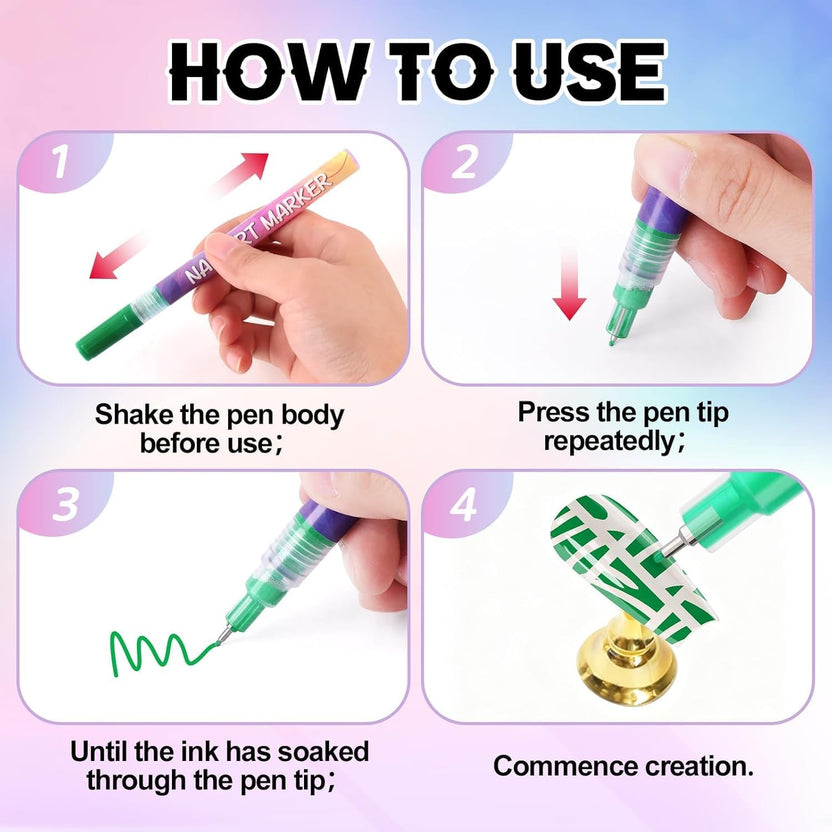 Nail Art Markers by FYNstore™