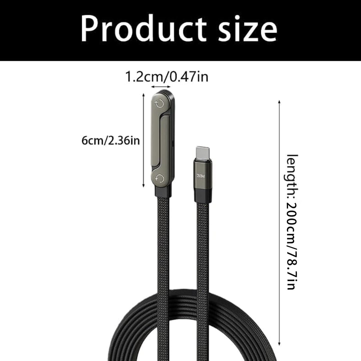 2-in-1 Fast Charging Cable with Stand by FYNstore™ (PREMIUM QUALITY)
