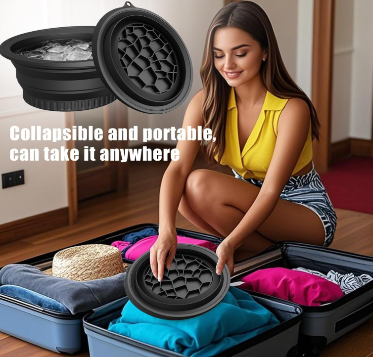 Collapsible Silicone Ice Facial Bowl by ForYourNeeds™