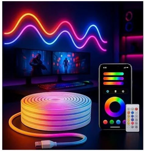 NeonGlow Smart Rope Strip Light (5 Meters) by FYNstore™